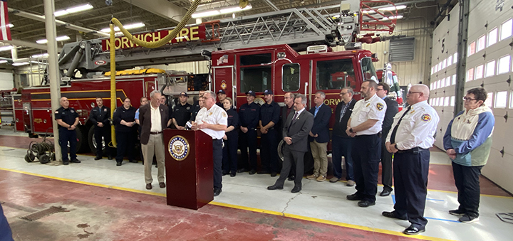 Senator Schumer announces plan to support rural fire departments at NFD